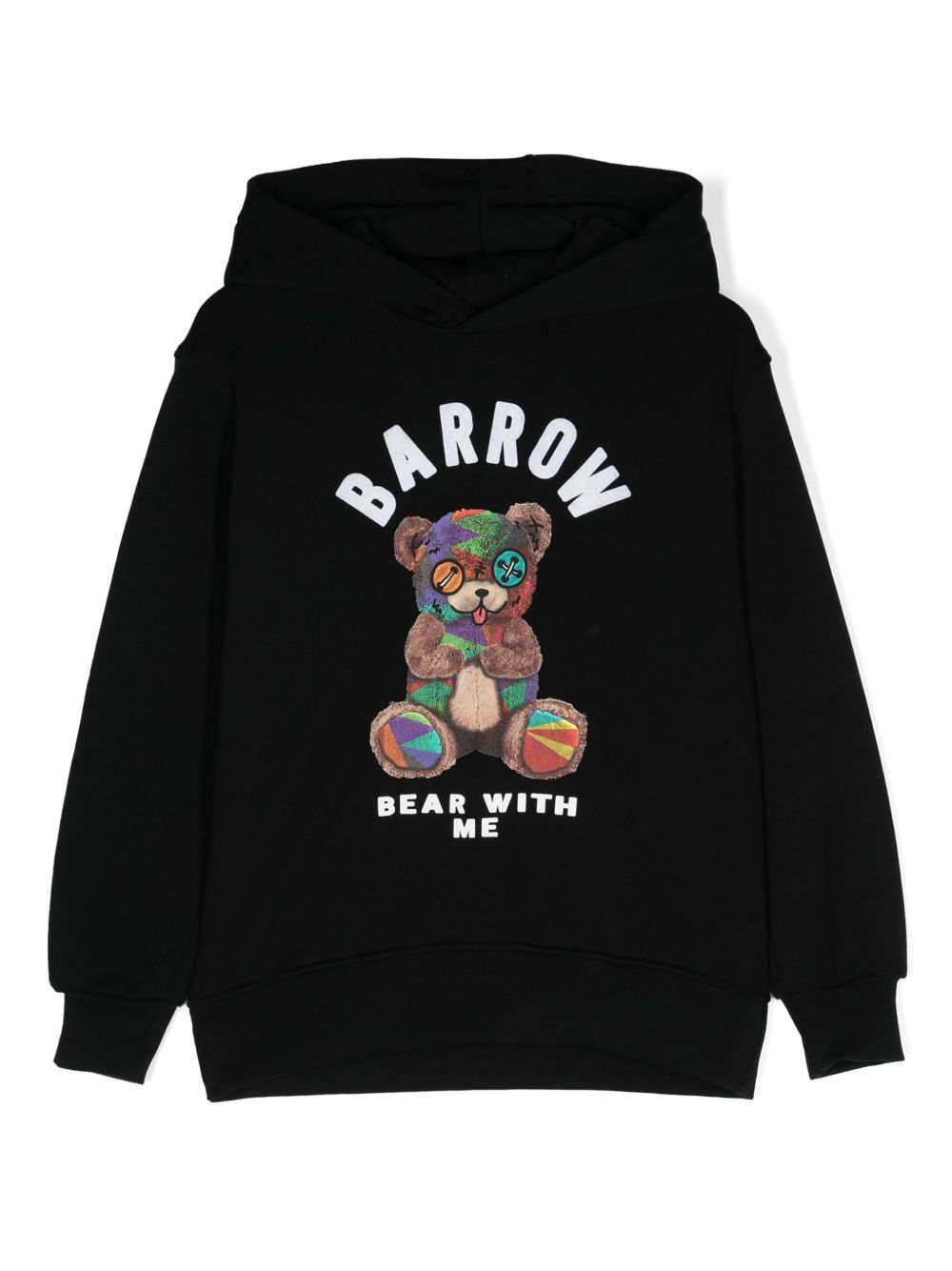 Barrow kids 泰迪熊连帽衫 - 黑色