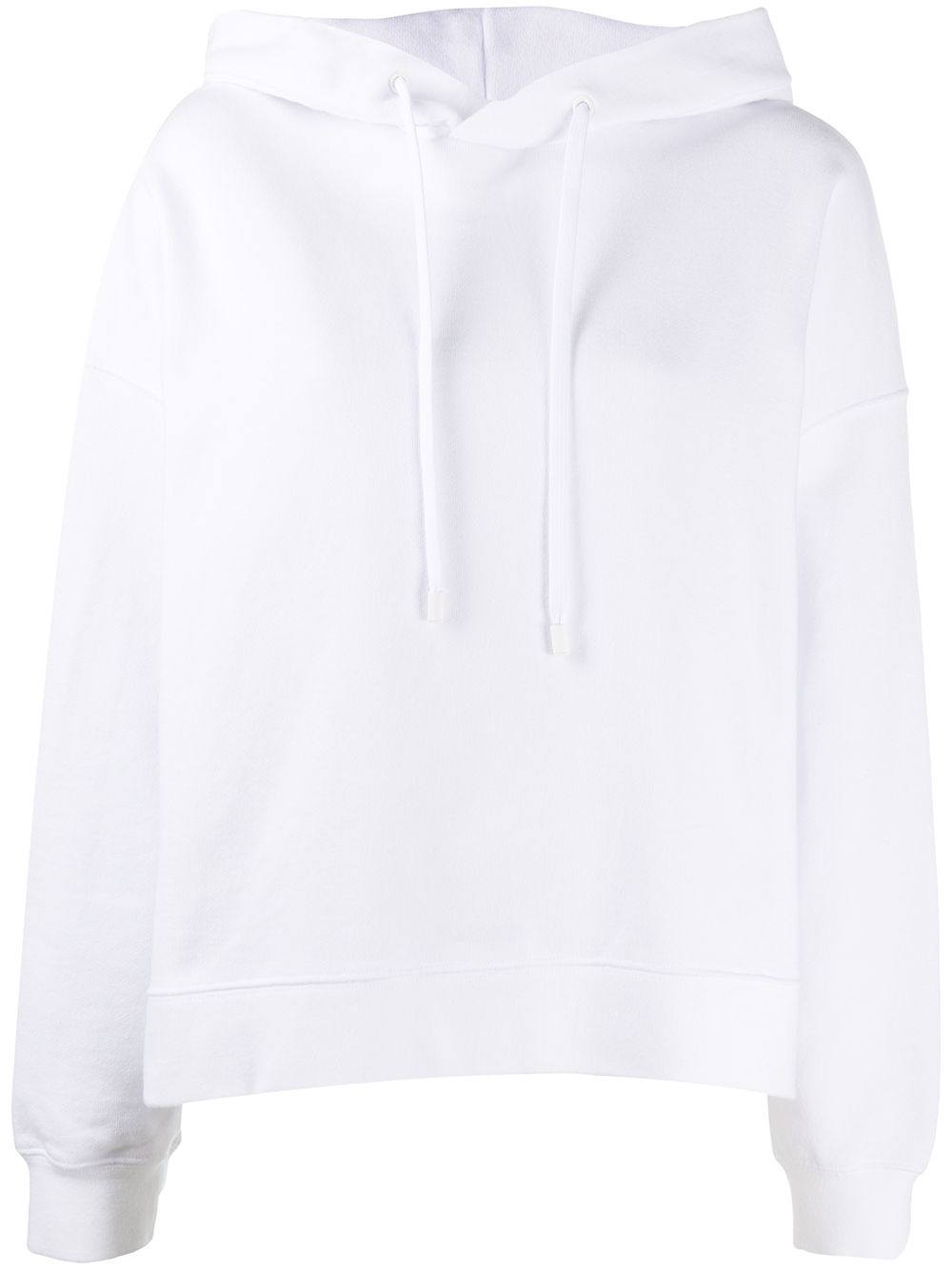 Maison Margiela 标语印花短款连帽衫 - 白色