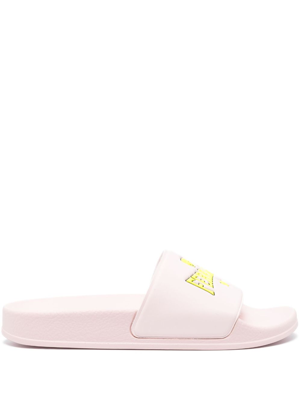 Chiara Ferragni logo印花露趾拖鞋 - 粉色