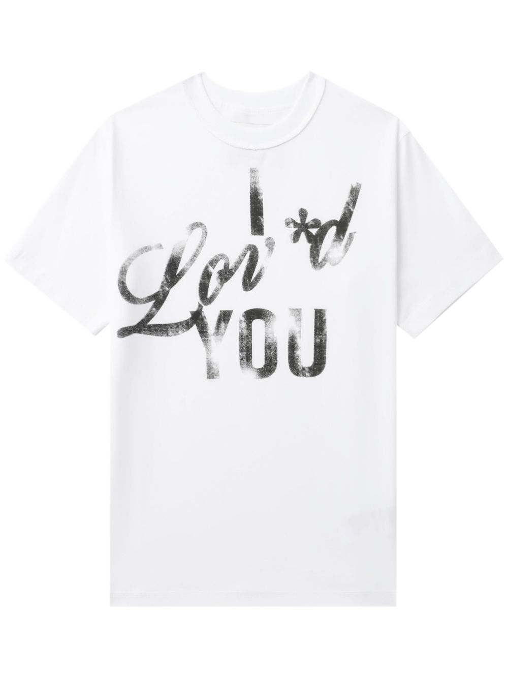 3.1 Phillip Lim 标语印花T恤 - 白色