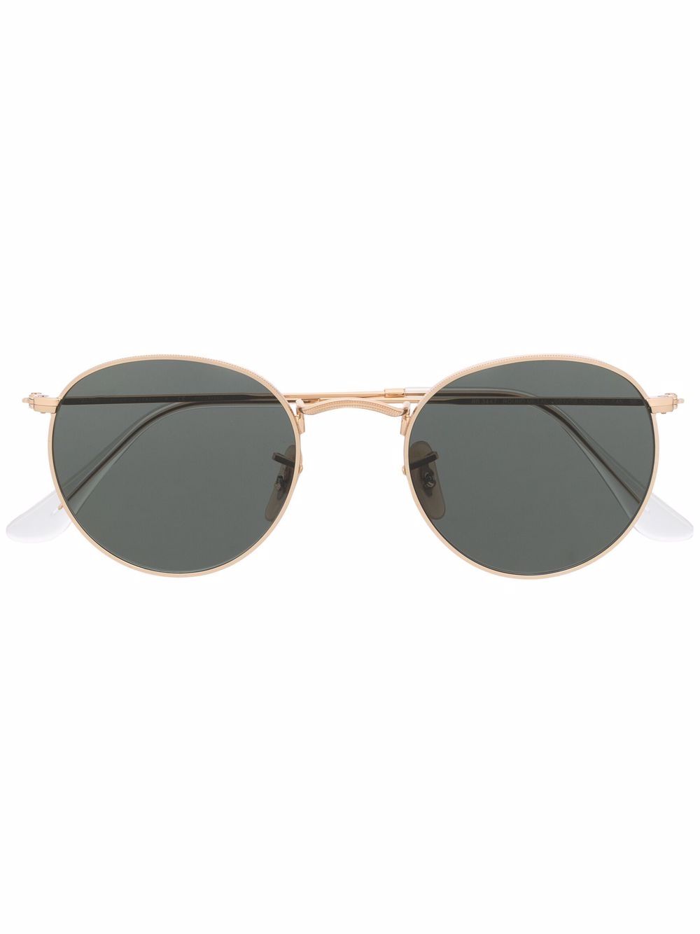 Ray-Ban 金属圆框太阳眼镜 - 金色