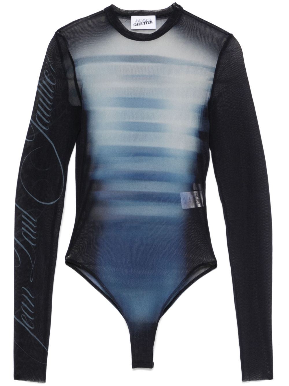 Jean Paul Gaultier 网纱连体紧身衣 - 595601 NAVY/LIGHTBLUE/WHITE