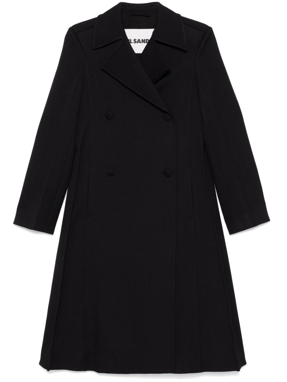 Jil Sander Pre-Owned 双排扣外套（典藏款） - 黑色