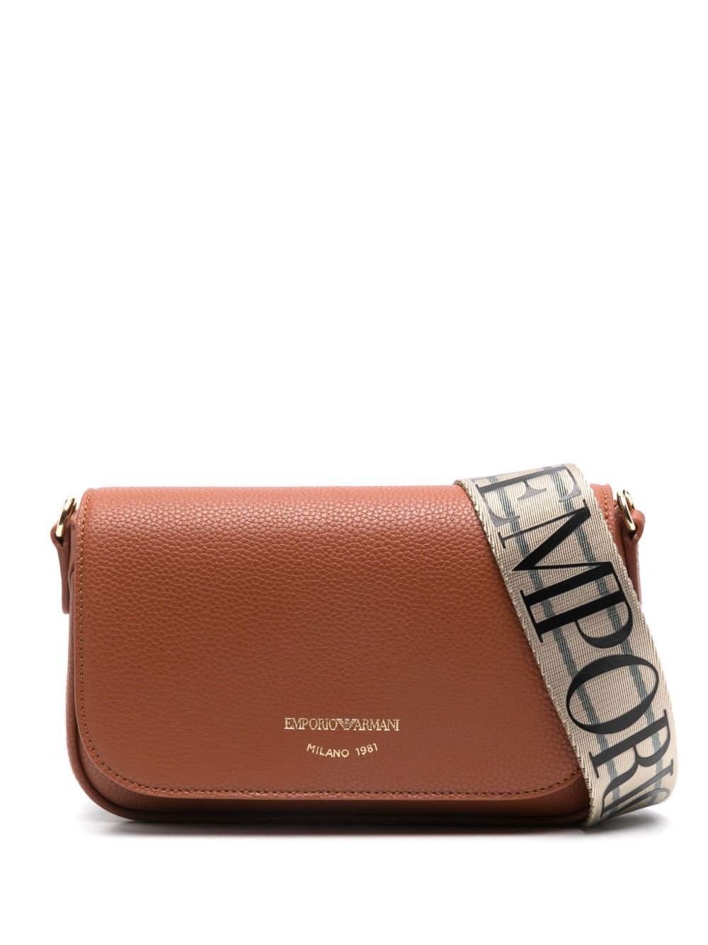 Emporio Armani 迷你单肩包 - 褐色