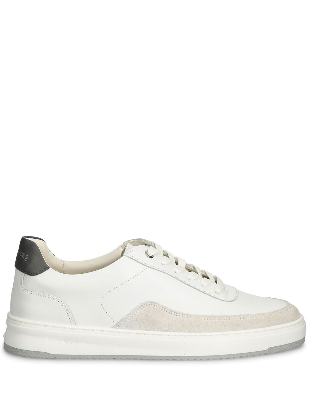 Filling Pieces 绒面皮运动鞋 - 白色