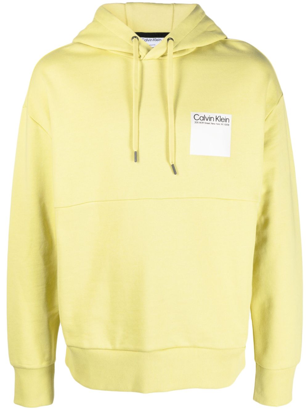 Calvin Klein Elementa Photo 抽绳连帽衫 - 黄色