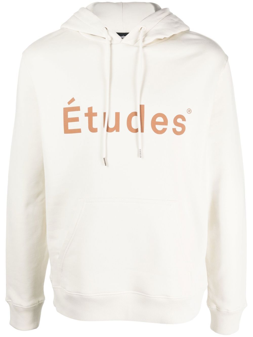 Etudes logo印花连帽衫 - 中性色