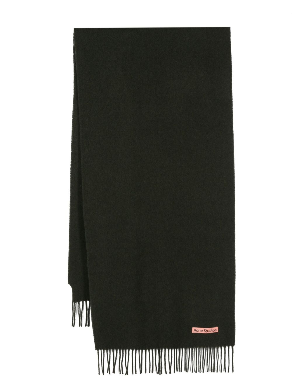 Acne Studios 流苏羊毛围巾 - 绿色