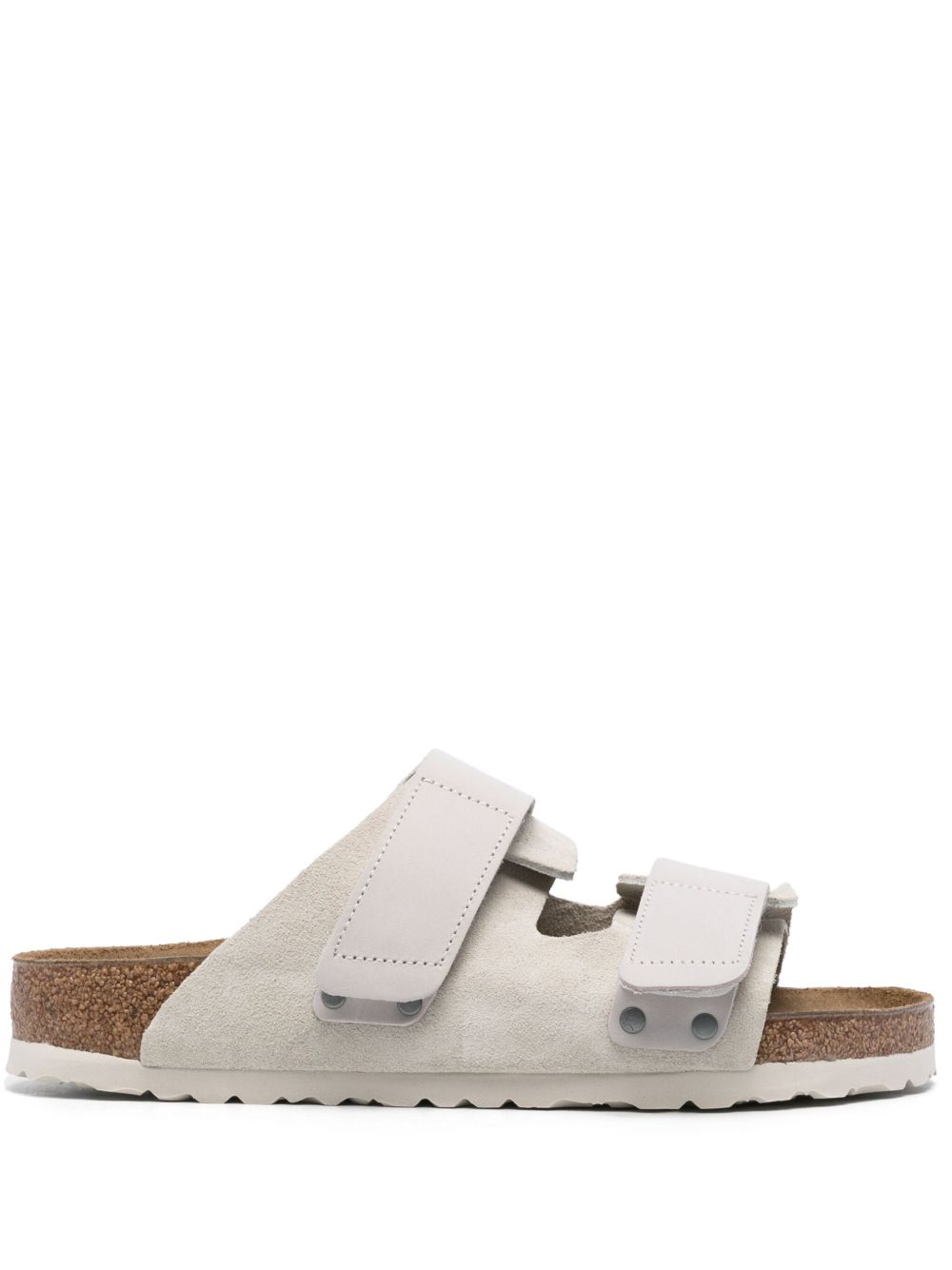 Birkenstock Uji 绒面皮凉鞋 - 白色
