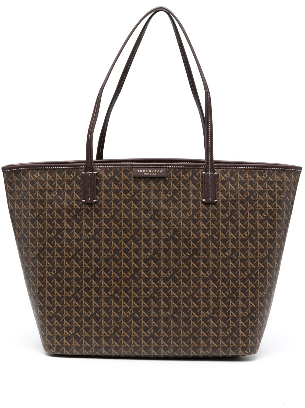 Tory Burch Ever-Ready 大号帆布手提包 - 褐色