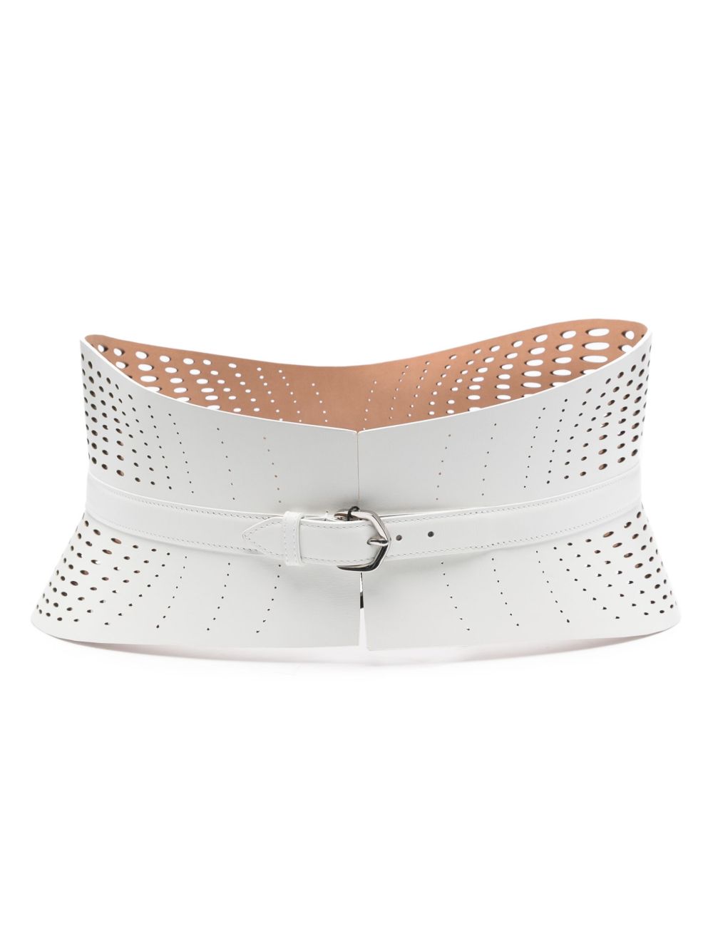 Alaïa Pre-Owned Neo 腰封式腰带（典藏款） - 白色