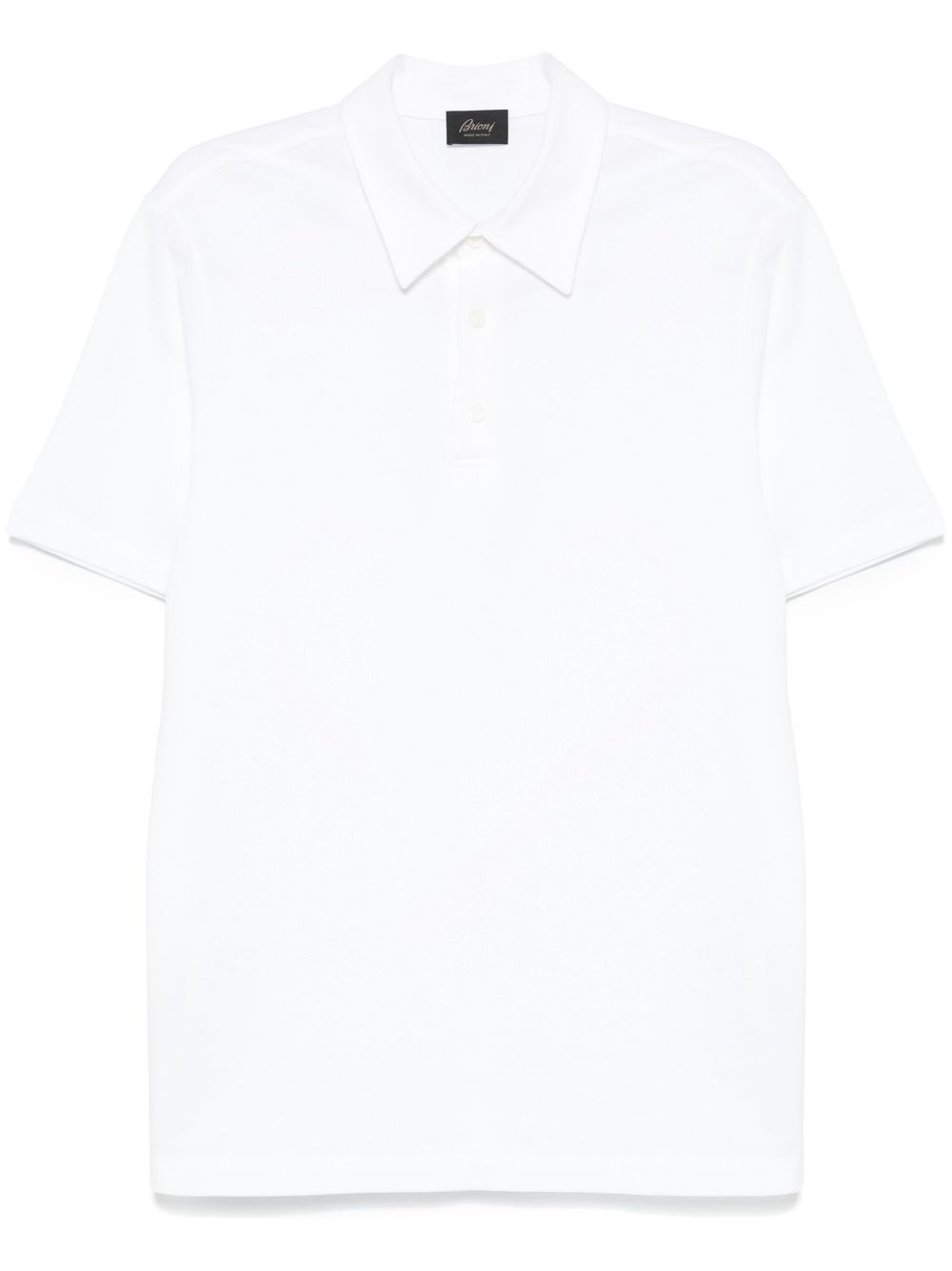 Brioni 棉polo衫 - 白色