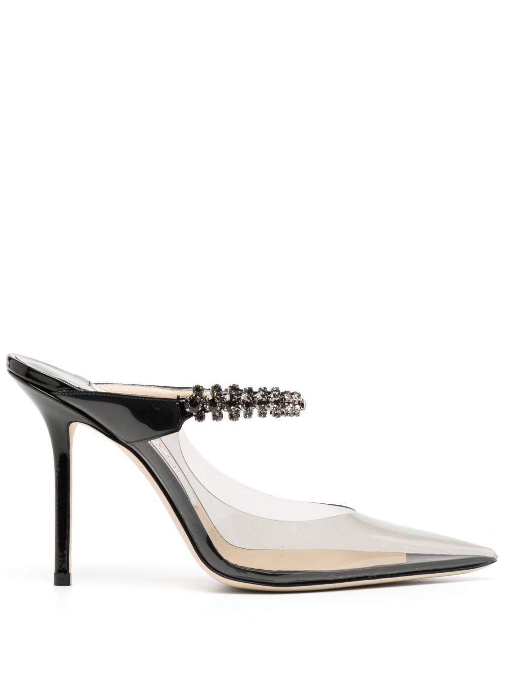 Jimmy Choo Bing 高跟穆勒鞋 - 黑色