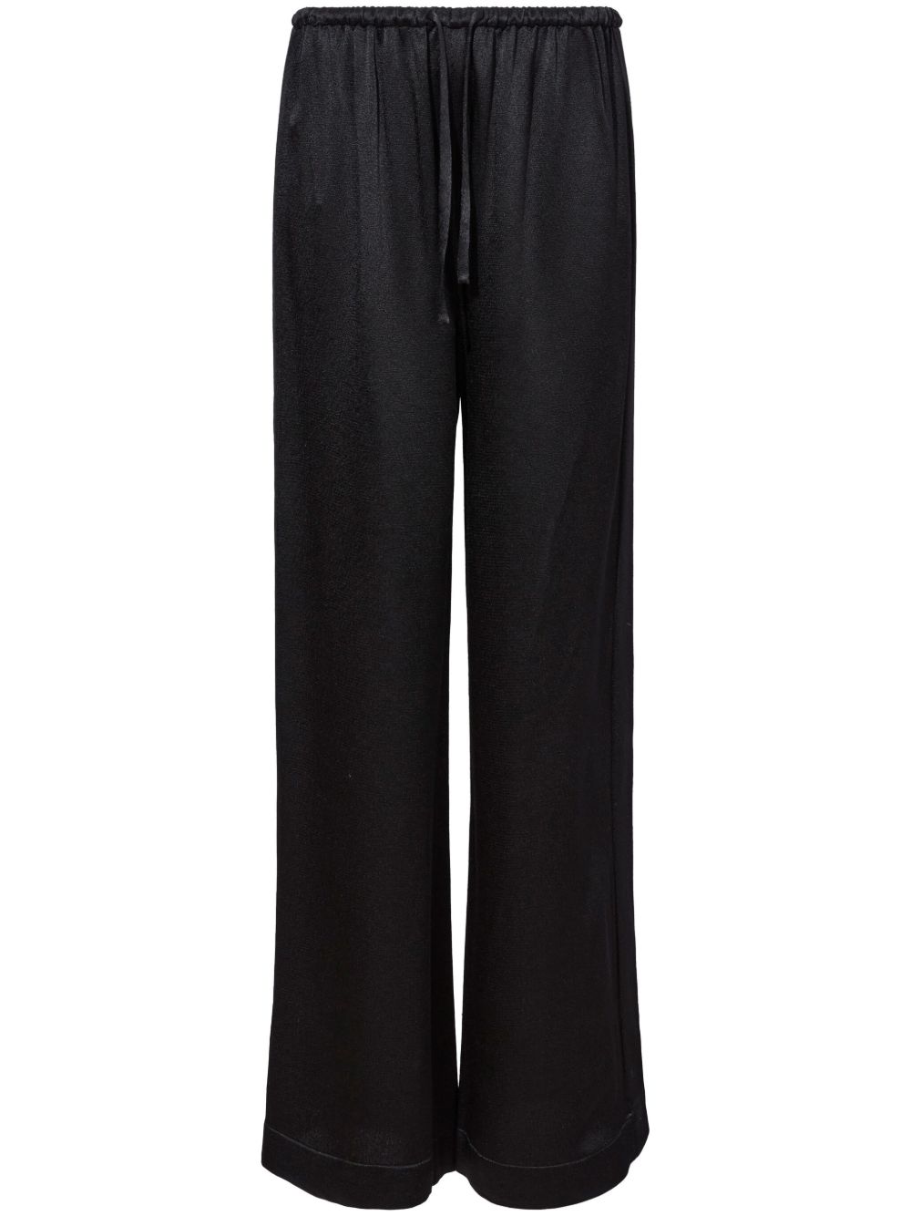 Proenza Schouler White Label Dobby 直筒长裤 - 黑色