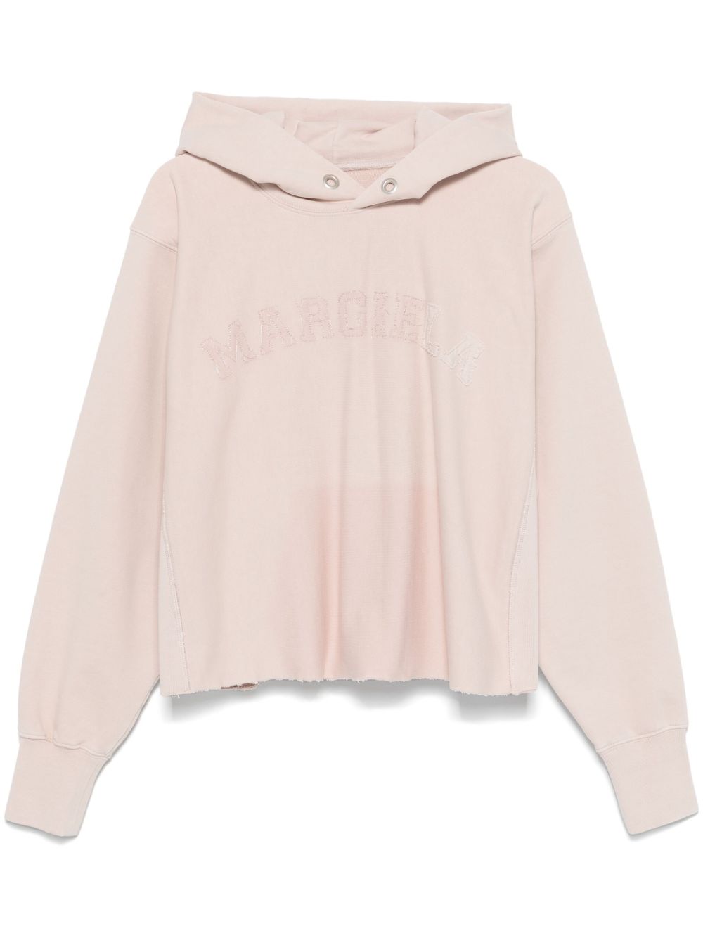 Maison Margiela logo棉连帽衫 - 粉色
