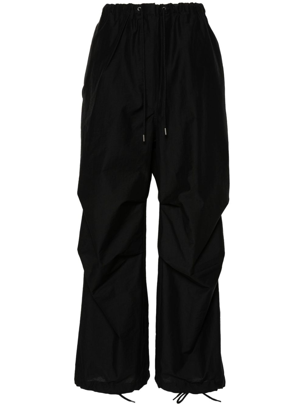 Acne Studios 抽绳阔腿裤 - 黑色
