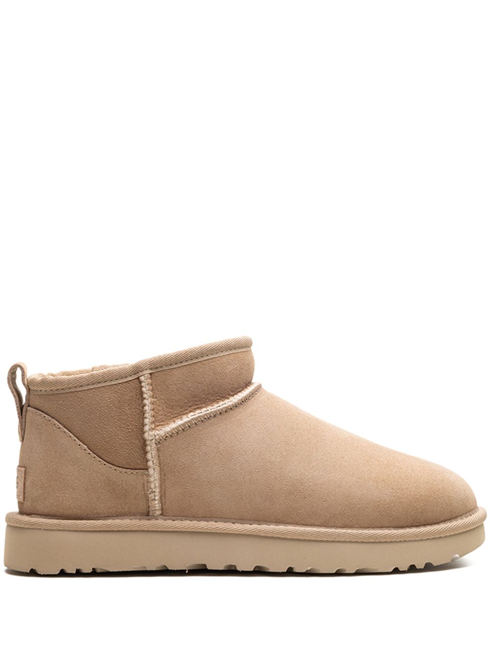 UGG Classic Ultra Mini 绒面皮短靴 - 中性色