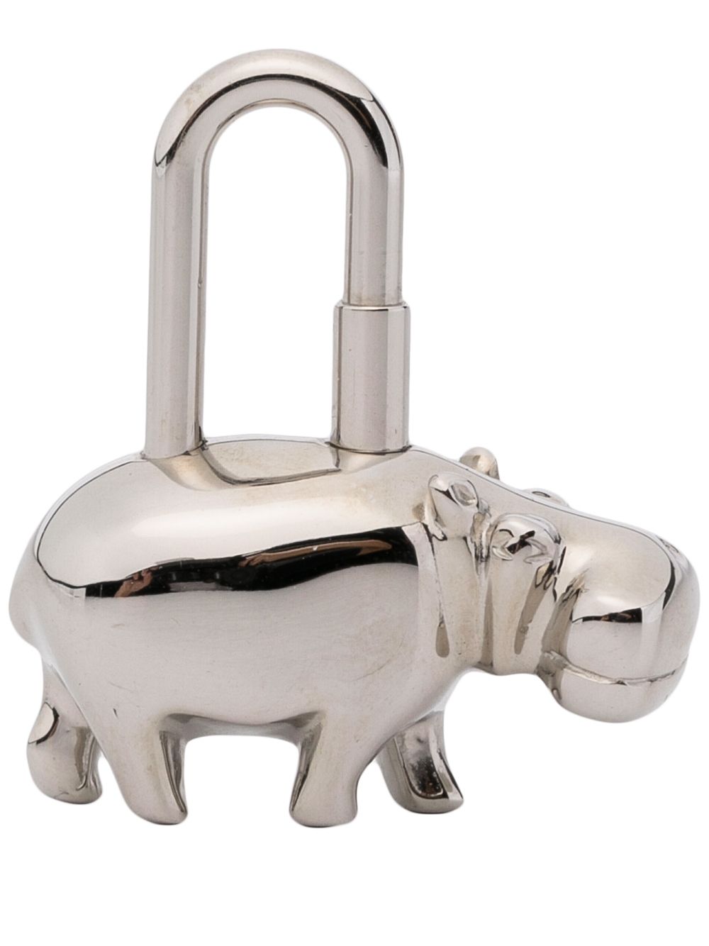 Hermès Pre-Owned Hippotamus Cadena 挂锁吊饰（2005年典藏款） - 银色