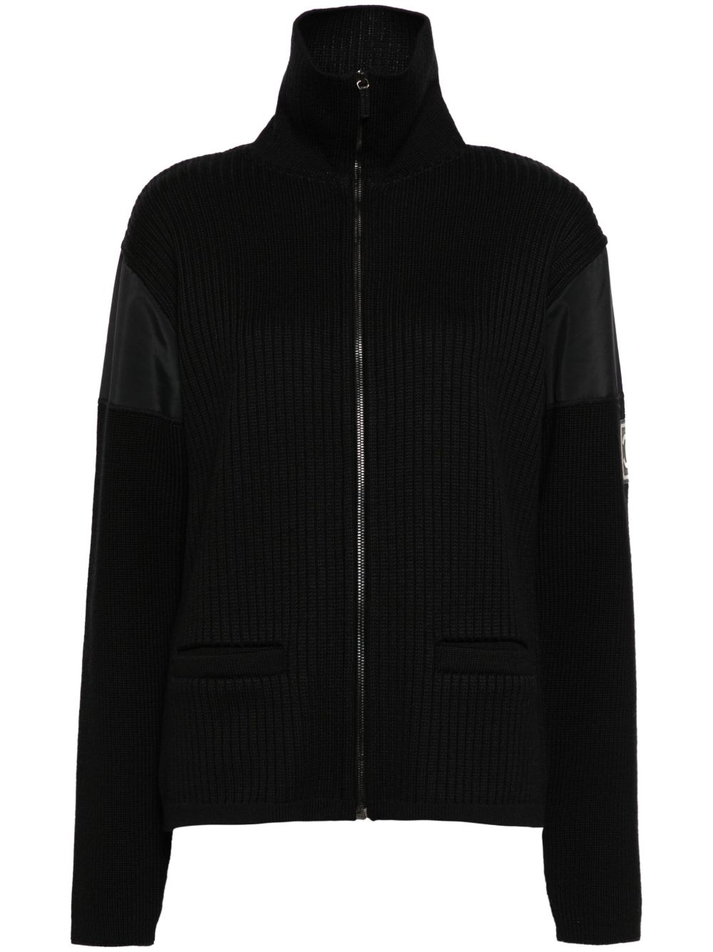 CHANEL Pre-Owned Sport Line 拉链夹克（1990-2000年代典藏款） - 黑色