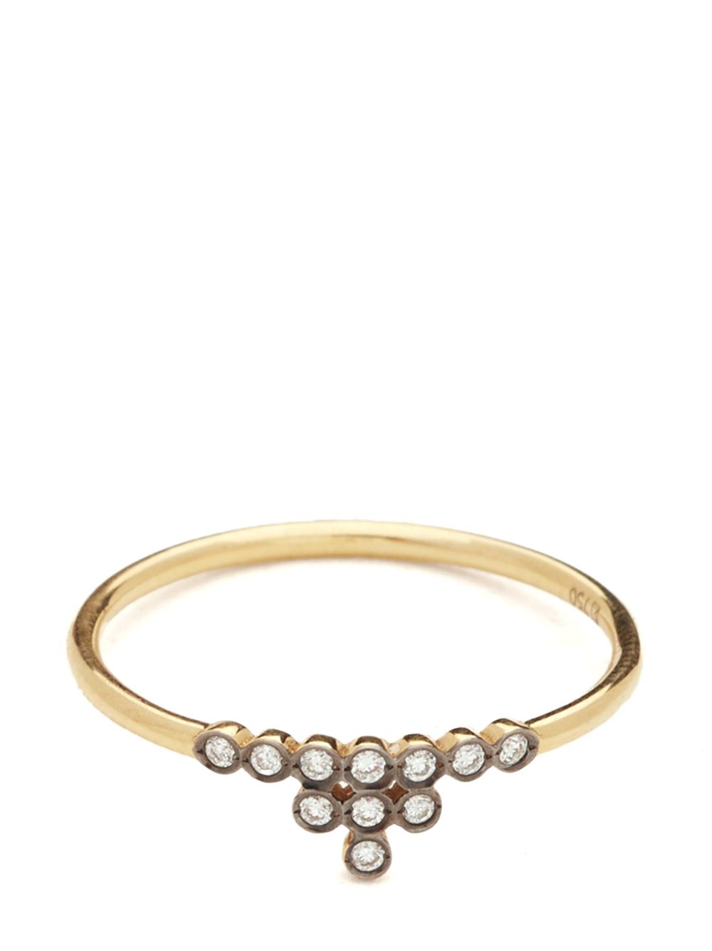 Yannis Sergakis 18kt yellow gold Charnières diamond ring - 金色