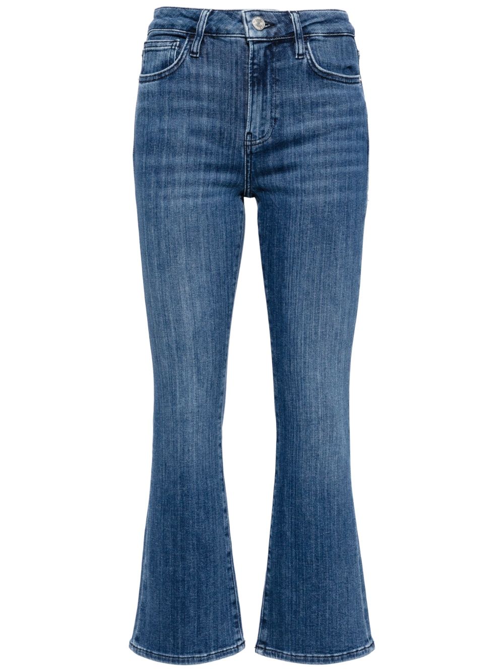 FRAME Le crop Mini Boot 牛仔裤 - 蓝色