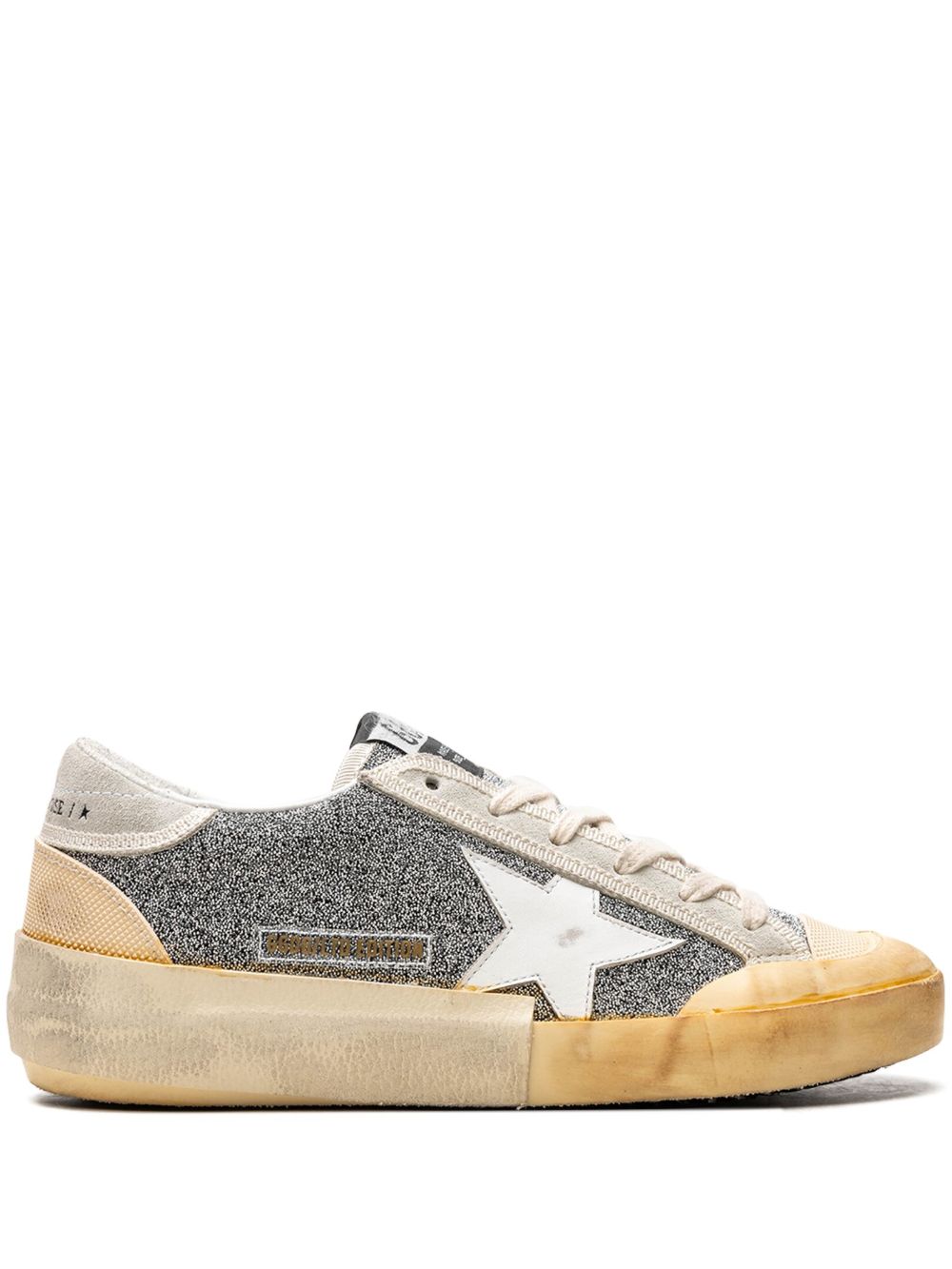 Golden Goose Super-Star Silver/White/Ice Vanilla 运动鞋 - 银色