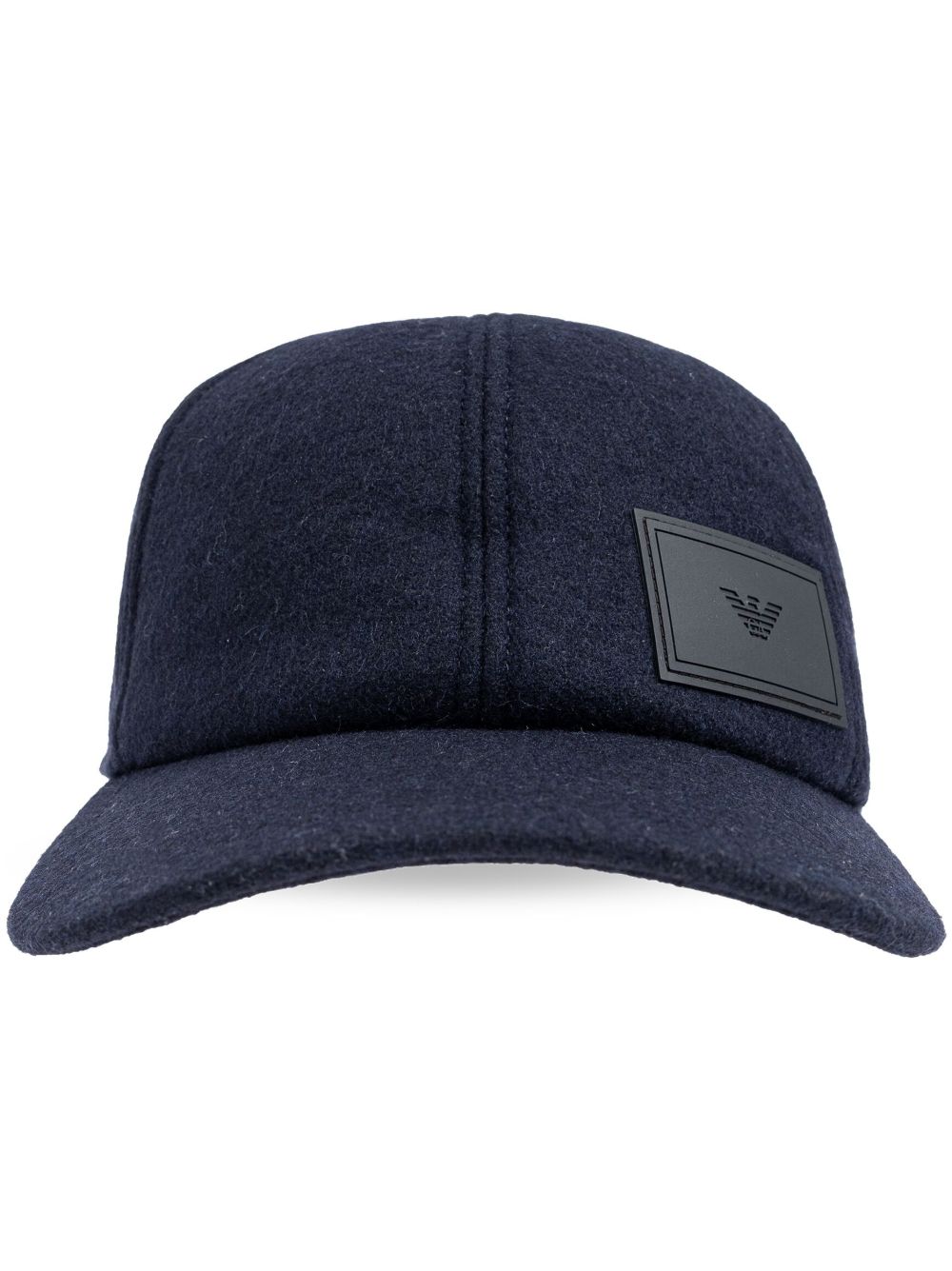 Emporio Armani 标贴棒球帽 - 蓝色