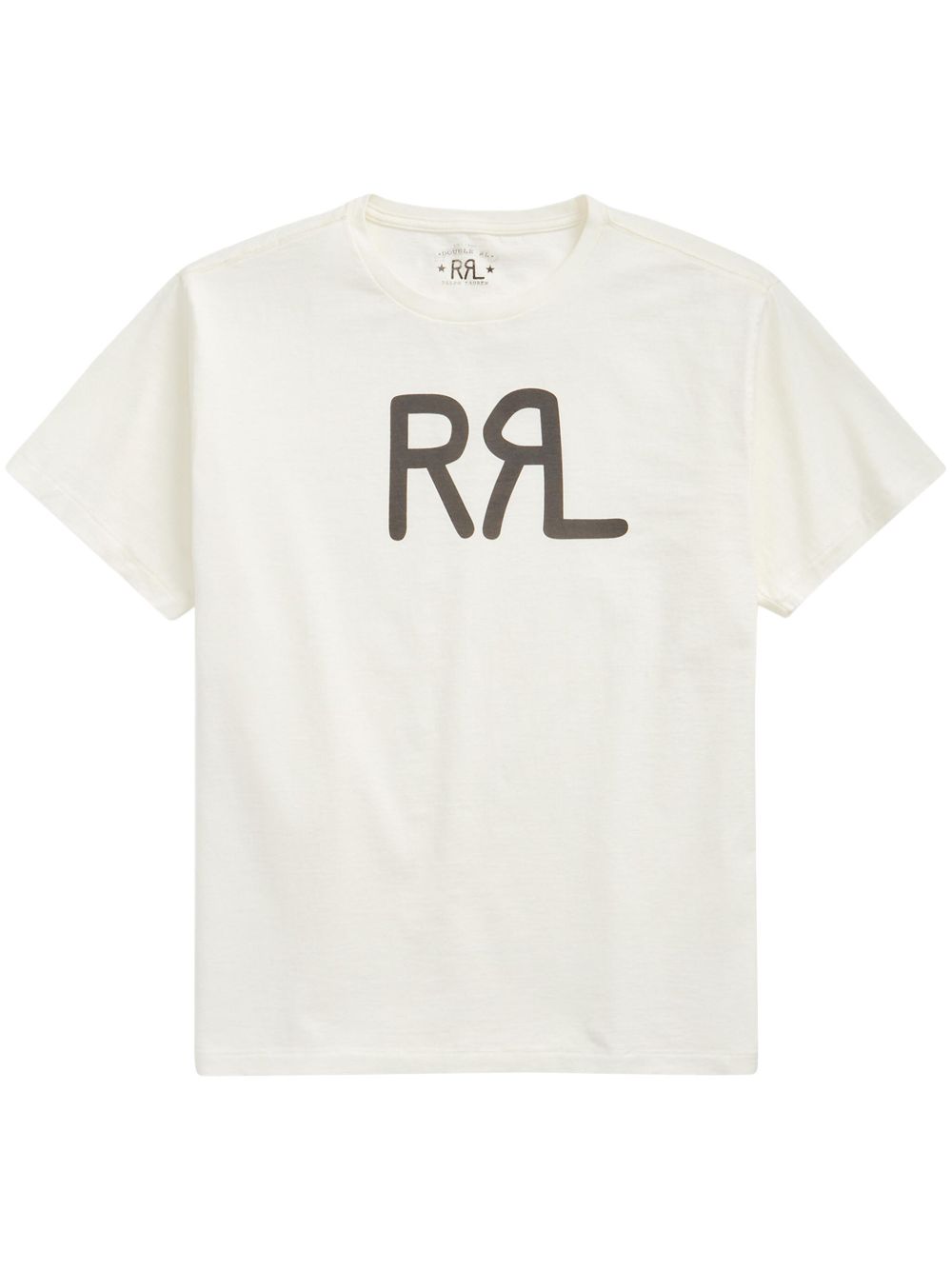 Ralph Lauren RRL logo印花棉T恤 - 白色