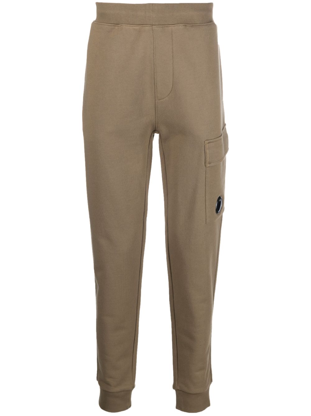 C.P. Company Diagonal Raised 抓绒工装运动裤 - 绿色