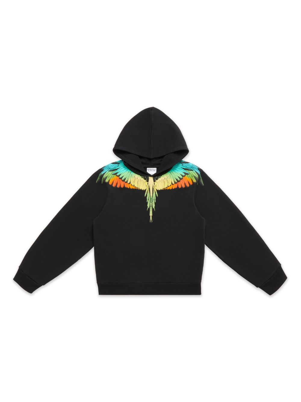 Marcelo Burlon County Of Milan Kids Icon Wings 棉连帽衫 - 黑色