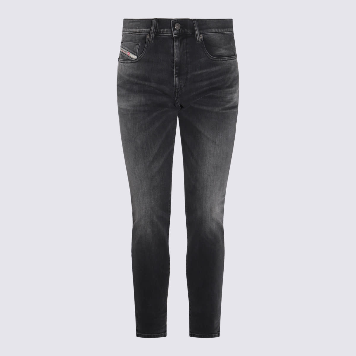 Diesel 黑色棉牛仔布牛仔裤