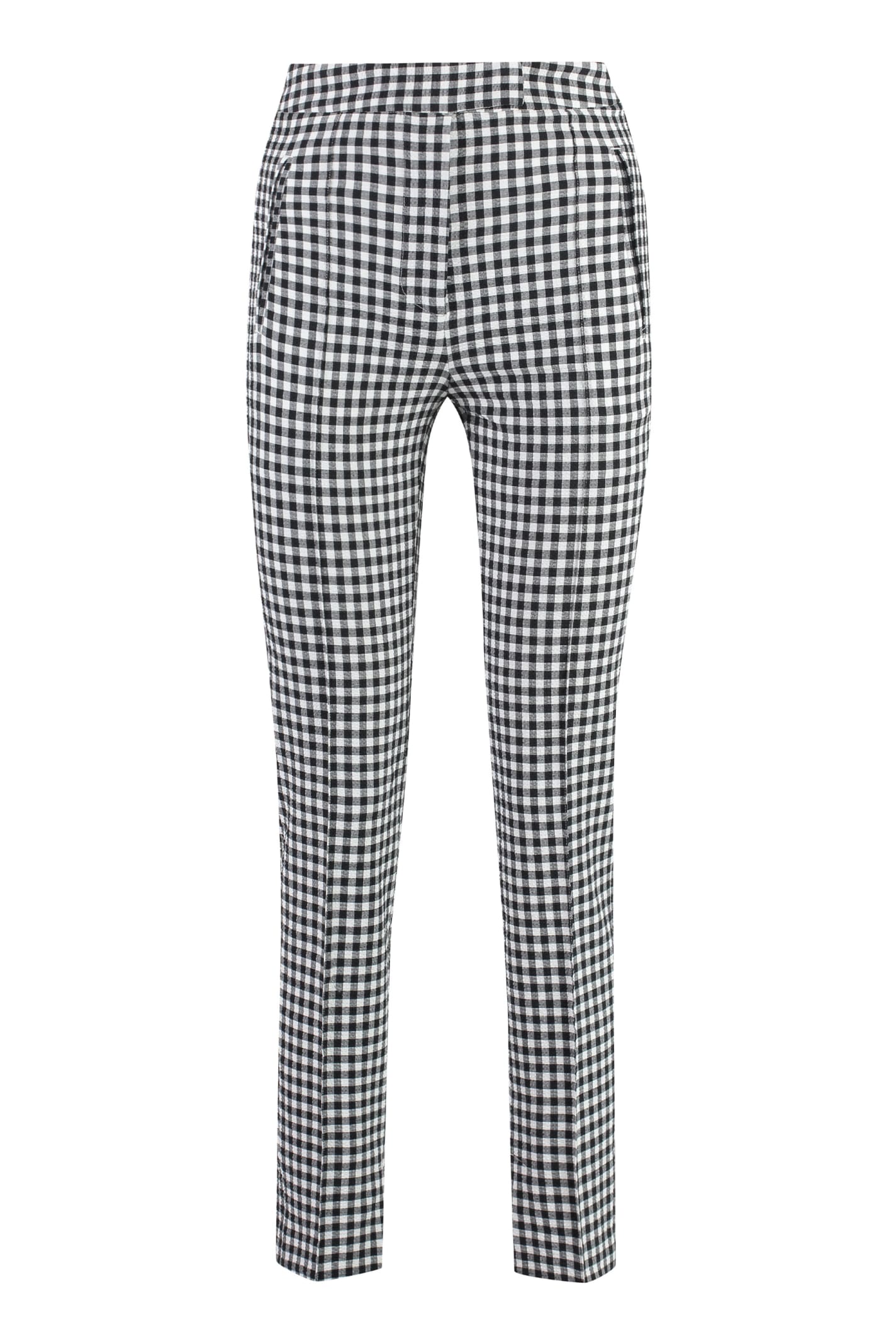 PT Torino Checked Cotton Trousers