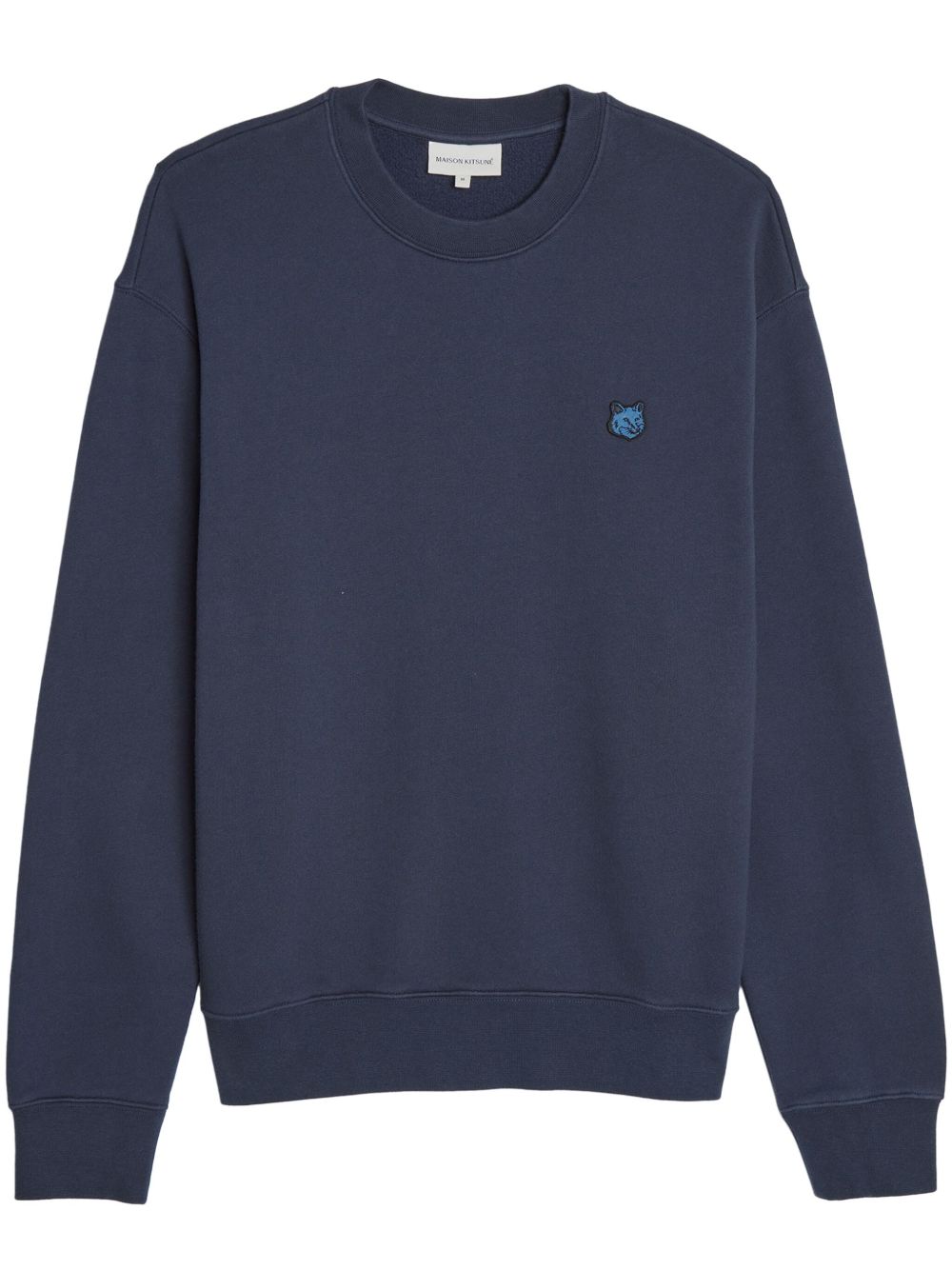 Maison Kitsuné Chillax Fox 图案棉卫衣 - 蓝色