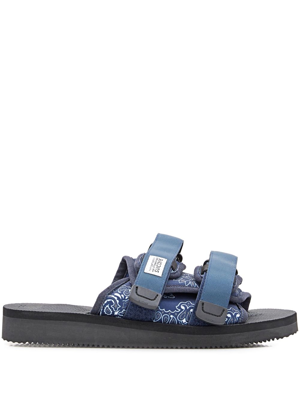 Suicoke logo-patch sandals - 蓝色