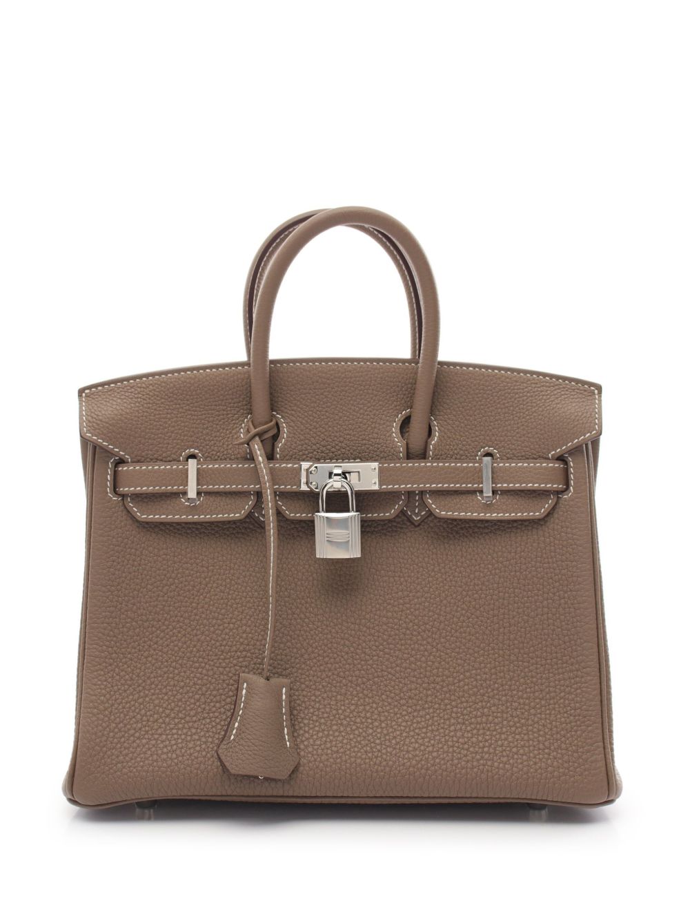Hermès Pre-Owned Birkin 25 手提包（2024年典藏款） - 褐色