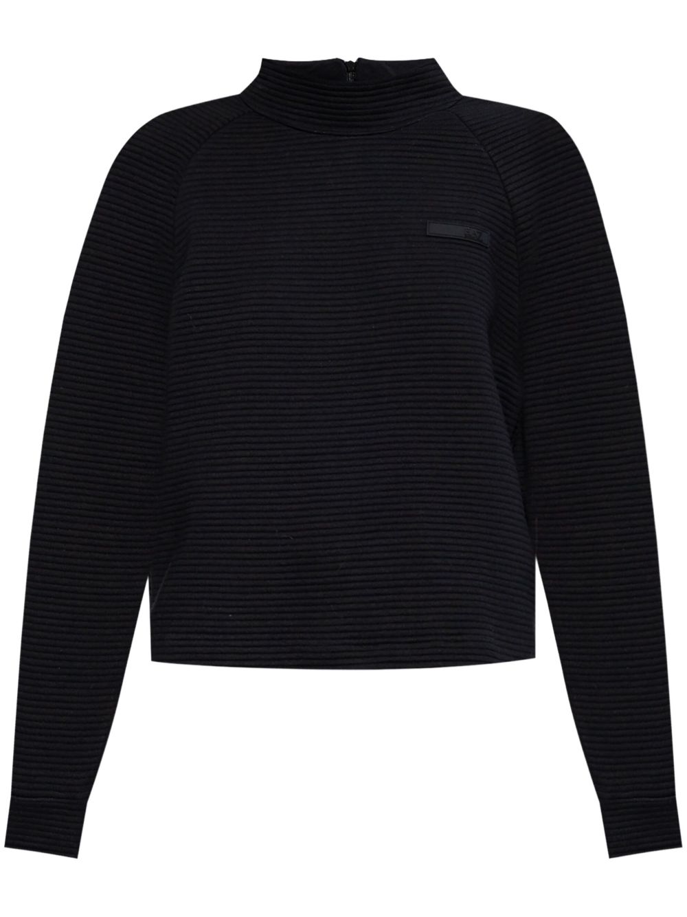 Ea7 Emporio Armani 标贴卫衣 - 黑色
