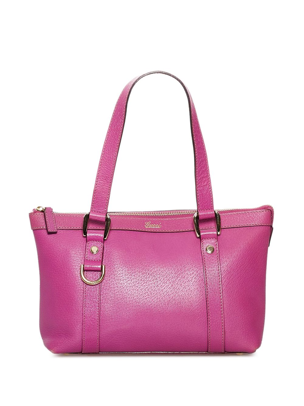 Gucci Pre-Owned Abbey 皮质托特包（2000-2010年典藏款） - 粉色