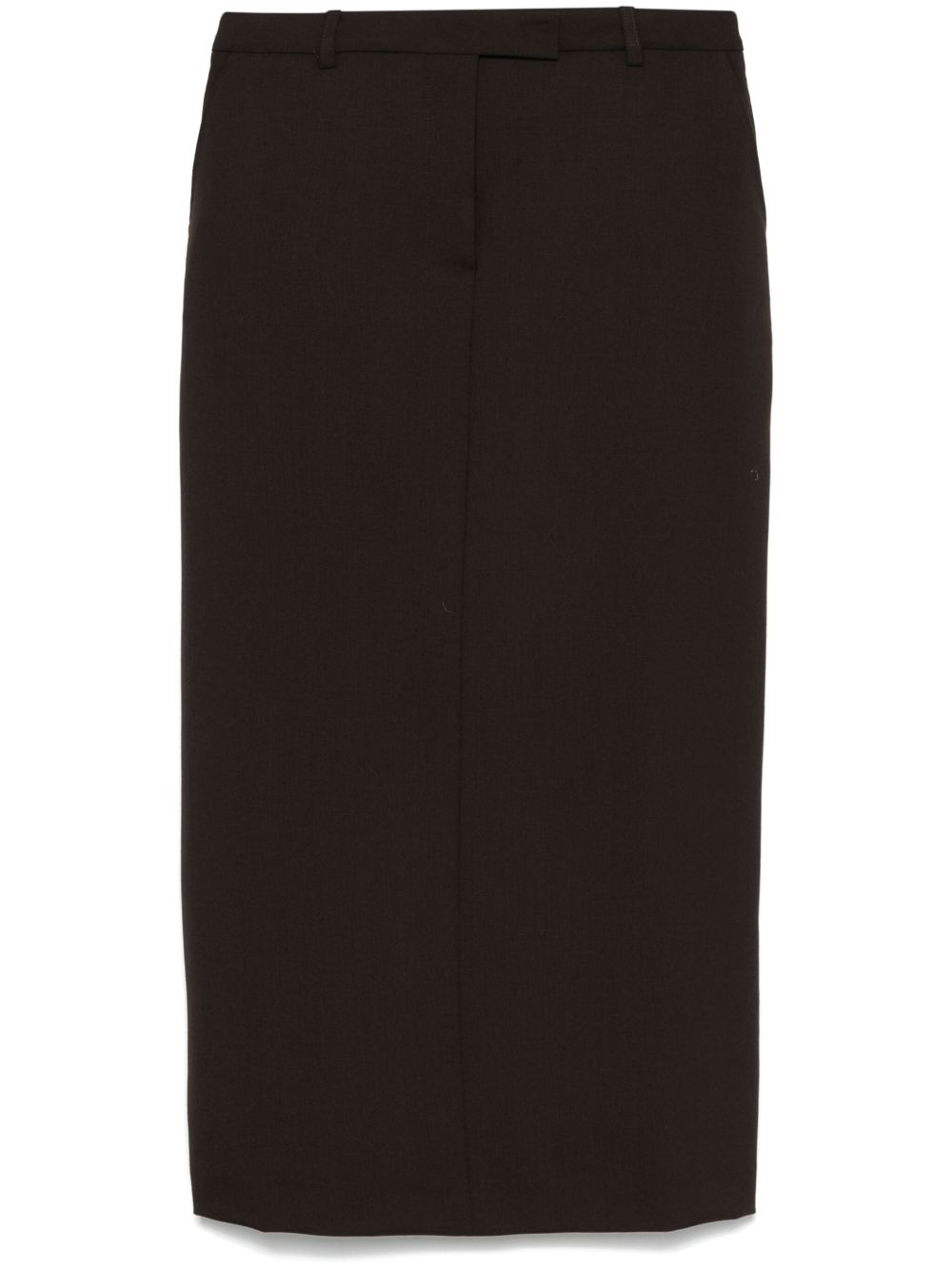 Officine Generale Oxana 超长半身裙 - 褐色