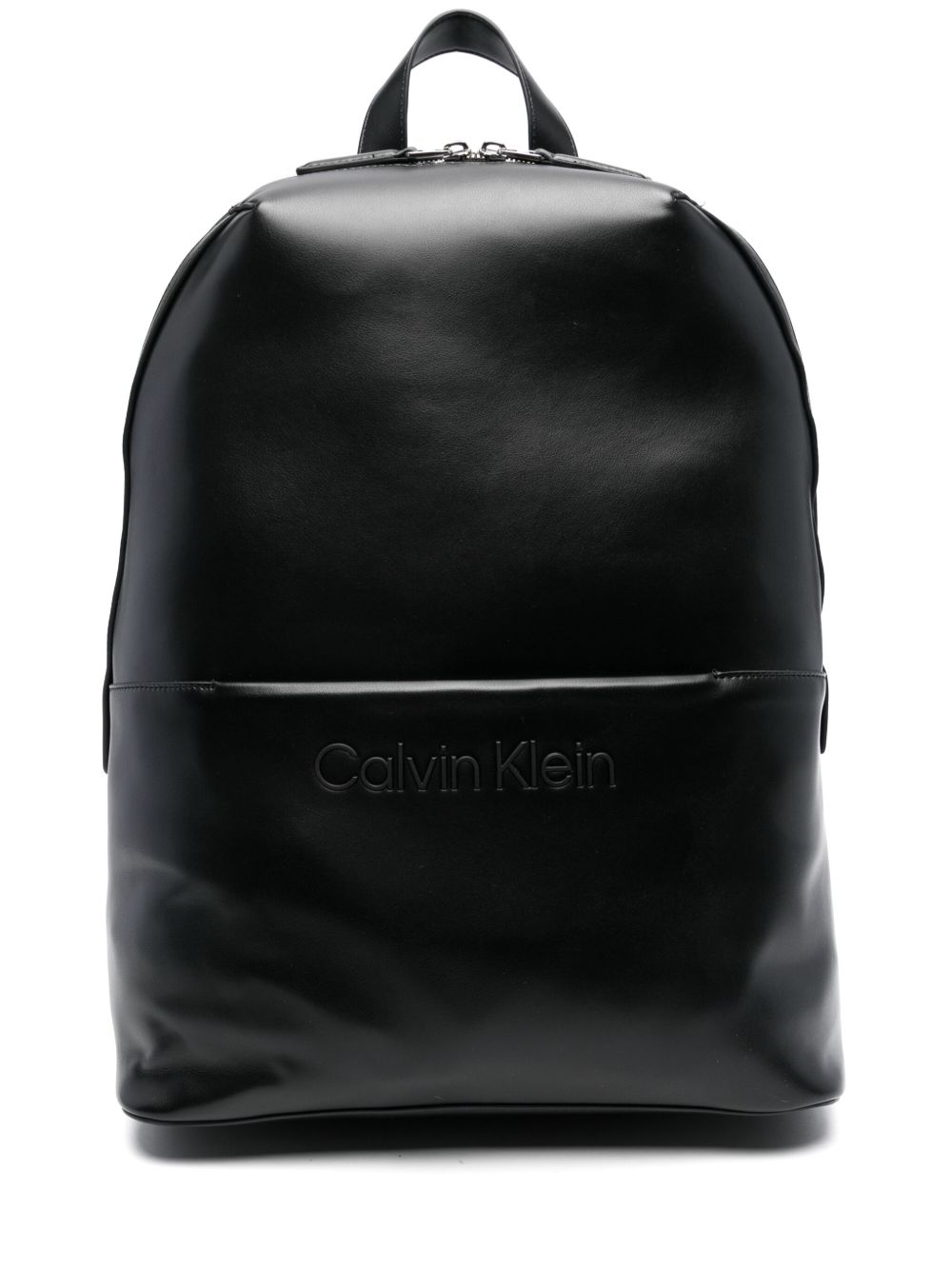 Calvin Klein 圆形双肩包 - 黑色