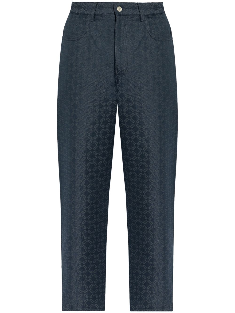 Givenchy 经典logo牛仔裤 - 蓝色