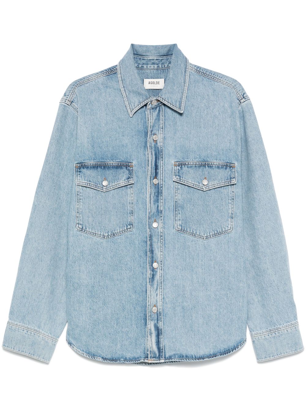 AGOLDE Rafe shirt - 蓝色