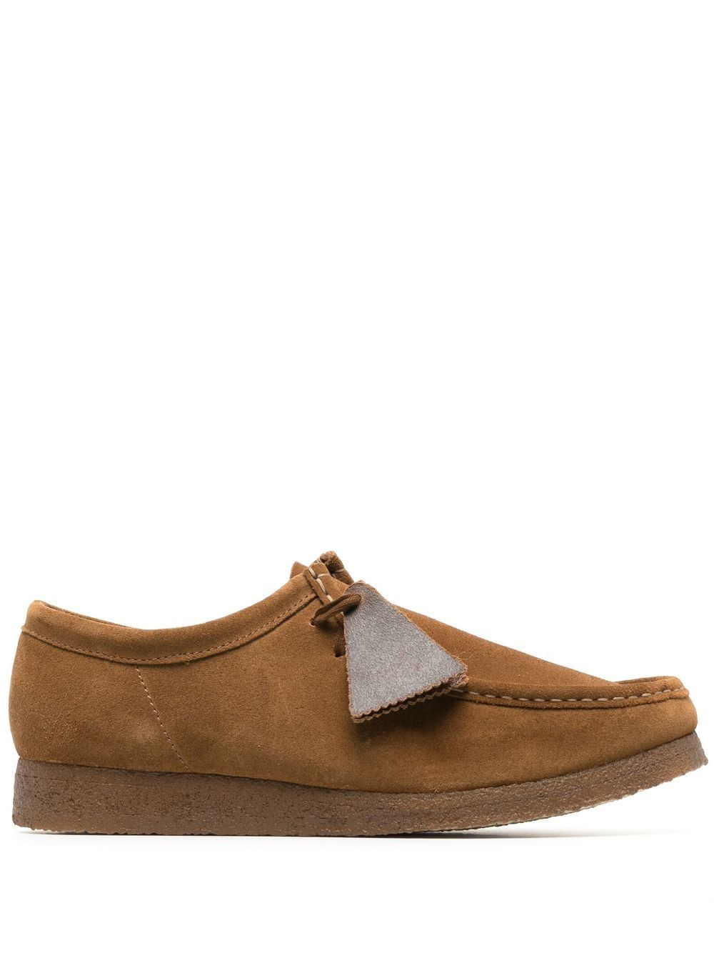 Clarks Originals Wallabee 绒面皮乐福鞋 - 褐色