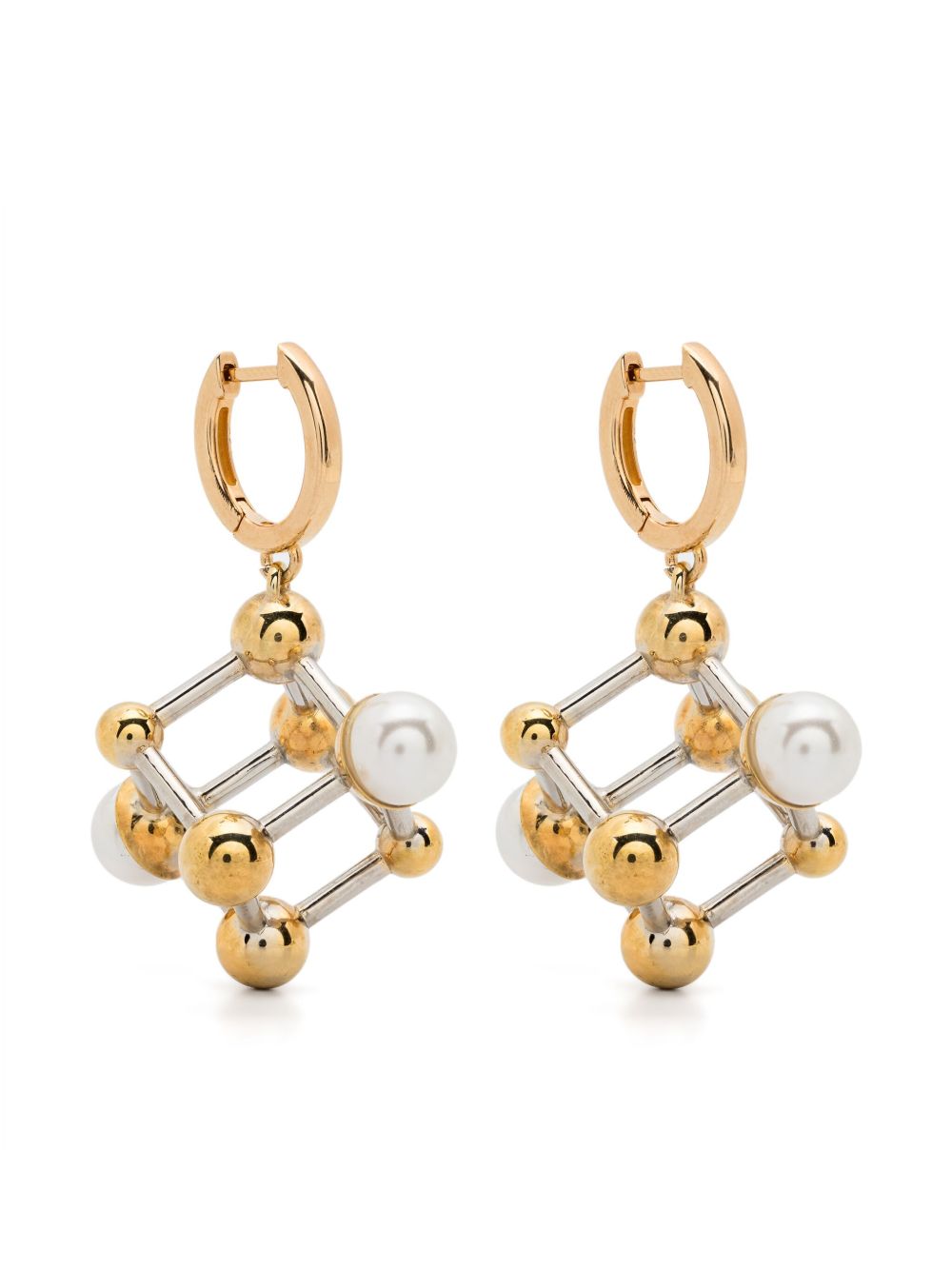 Blumarine Dice 耳环 - 银色