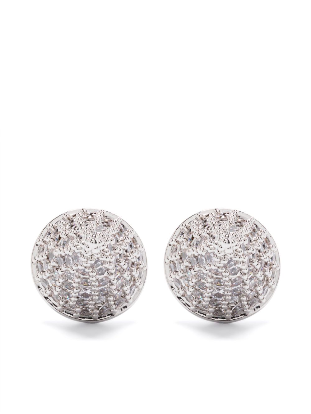 Eddie Borgo Pavé Cone earrings - 银色