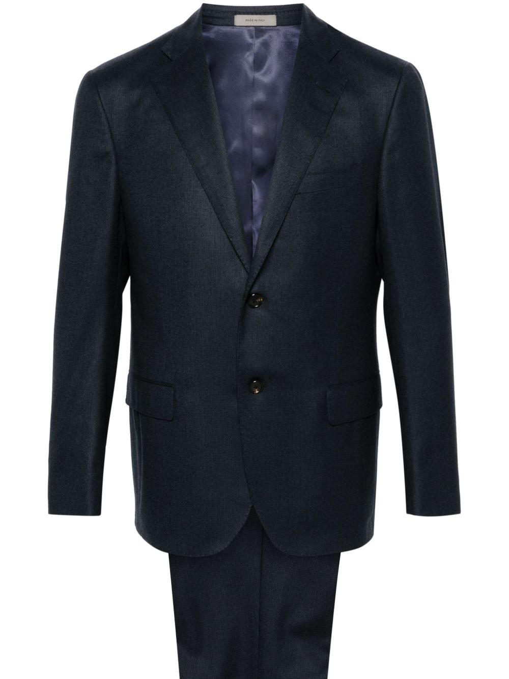 Corneliani 羊毛西装套装 - 蓝色