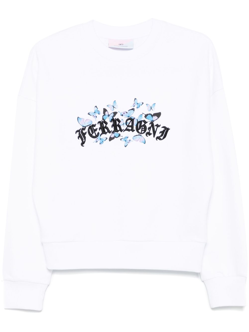 Chiara Ferragni Gothic Butterflies 卫衣 - 白色