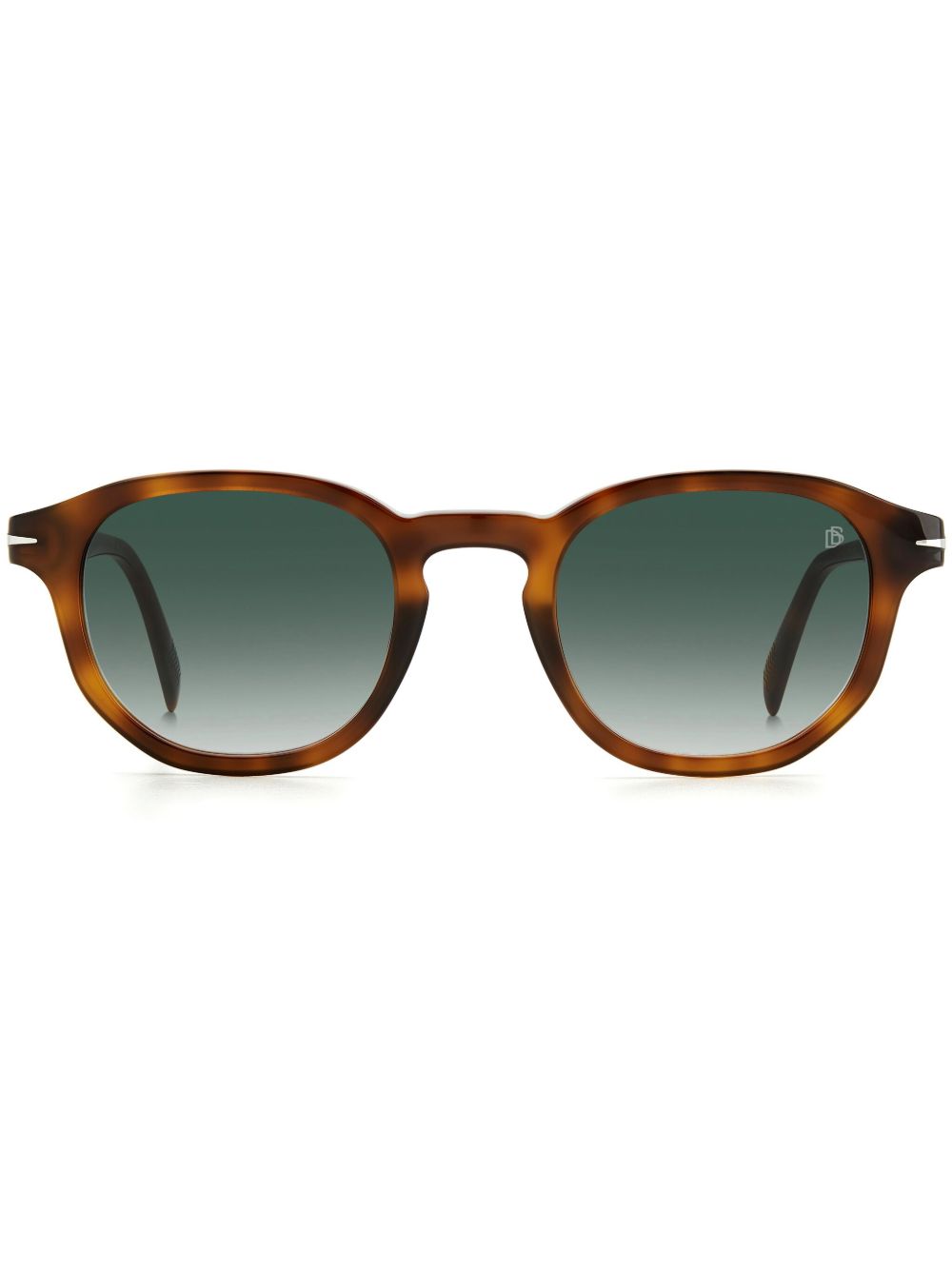 Eyewear by David Beckham 圆框太阳眼镜 - 褐色