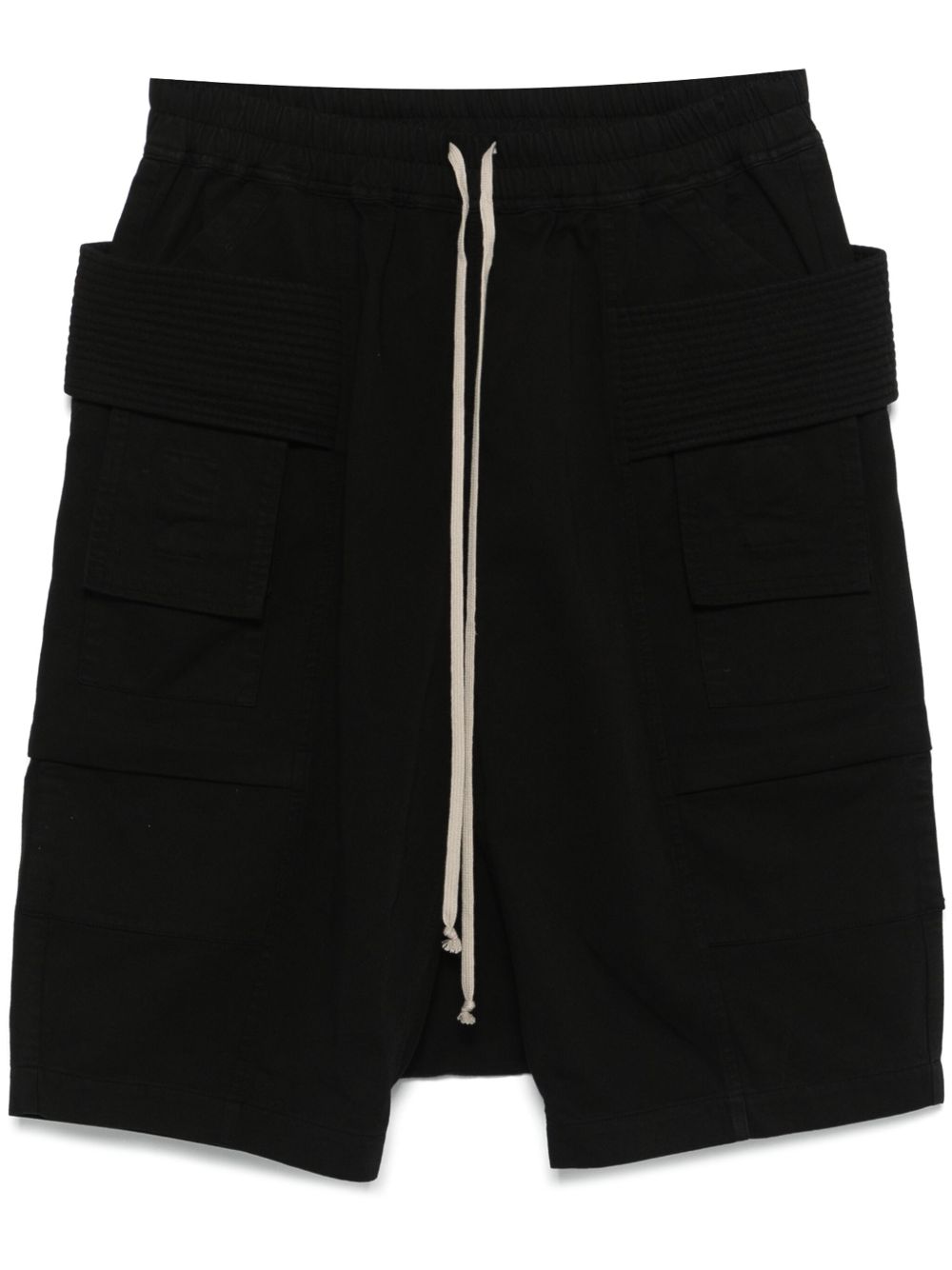 Rick Owens DRKSHDW Creatch 工装短裤 - 黑色