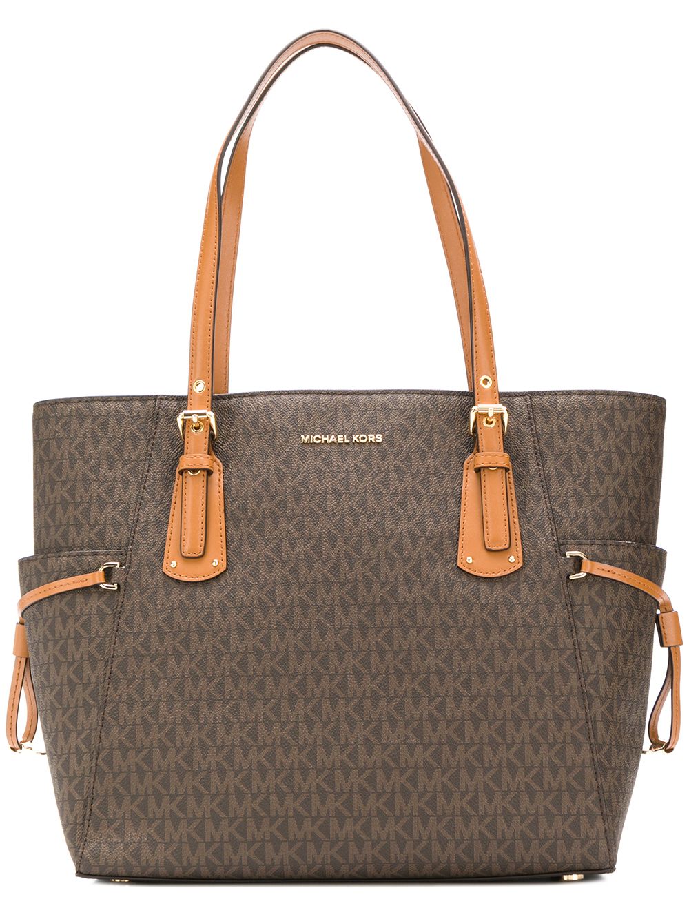 Michael Kors Voyager托特包 - 褐色