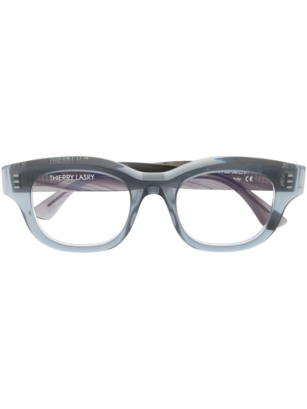 Thierry Lasry Empiry 方形镜框眼镜 - 灰色